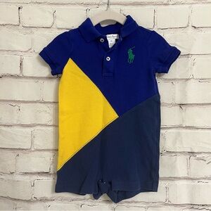 Ralph Lauren Mesh Polo baby one piece